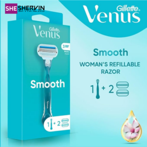 تیغ اصلاح زنانه ژیلت Venus Smooth با ۲ سری یدک