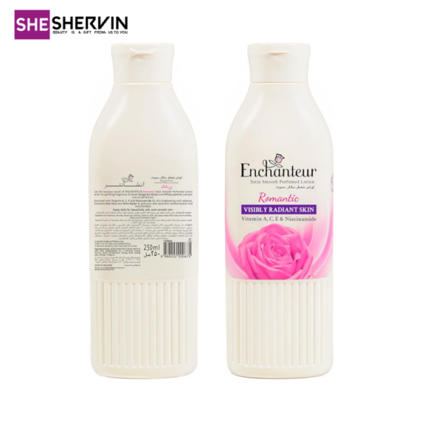 لوسیون بدن انشانتر صورتی مدلRomanticحجم 250ML