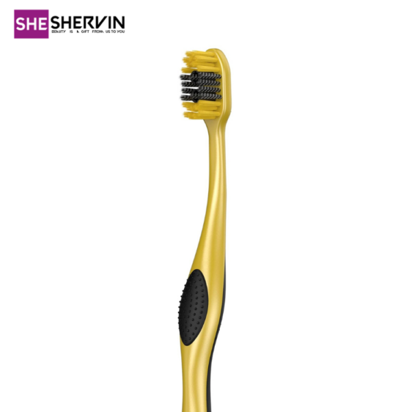 مسواک کلگیت 360 درجه نرم مدل Charcoal Gold Soft - Image 2