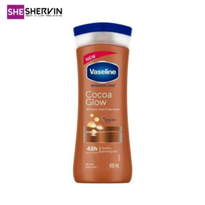 لوسیون بدن کاکائویی وازلین Cocoa Glow 400ml