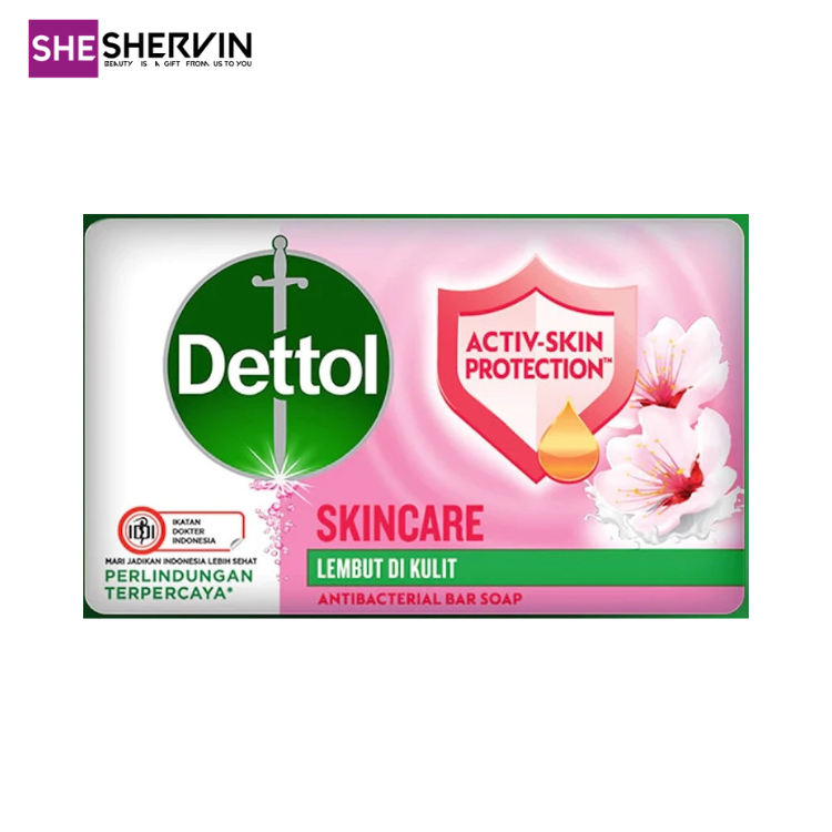 صابون آنتیباکتریال دتول صورتی Skincare 100g صابون آنتیباکتریال دتول صورتی Skincare 100g