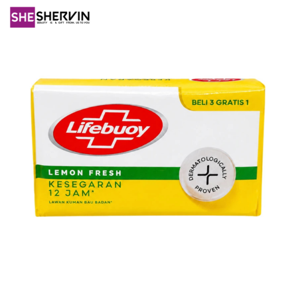 صابون شستشو ضدباکتری لایف‌بوی لیمویی Lemon Fresh100g