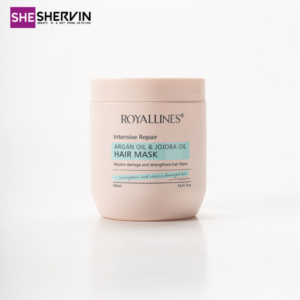 ماسک مو ترمیم‌کننده رویال لاینز روغن آرگان و جوجوبا ROYALLINES Intensive Repair Hair Mask 500ml