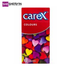 کاندوم رنگی کارکس مدل Colours بسته 12 عددی