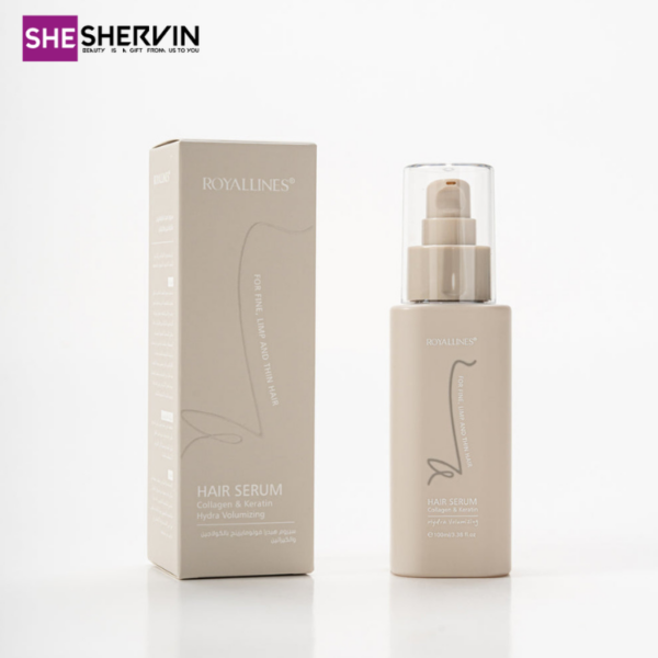 سرم مو حجم‌دهنده و آبرسان رویال لاینز100ml