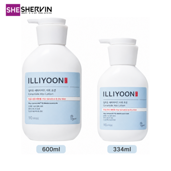 پک لوسیون مرطوب کننده ایلیون سرامید آتو لوشن 10-Free حجم 600 + 334 ml
