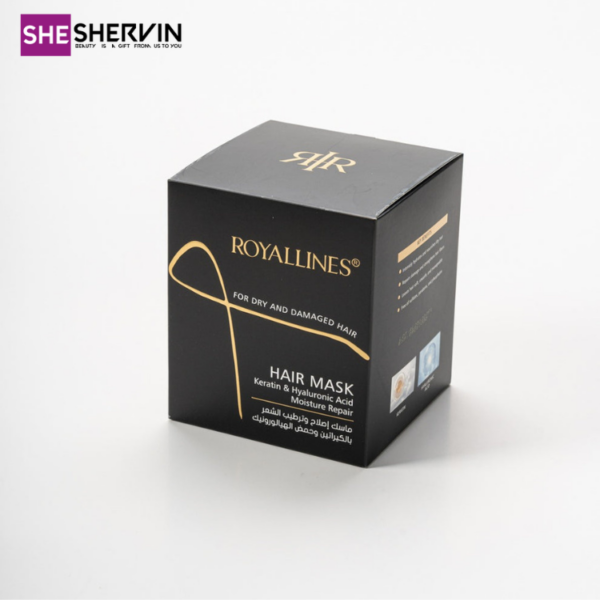 ماسک مو آبرسان هیالورونیک اسید رویال لاینزROYALLINES Hyaluronic Acid Moisture Repair Hair Mask 800ml