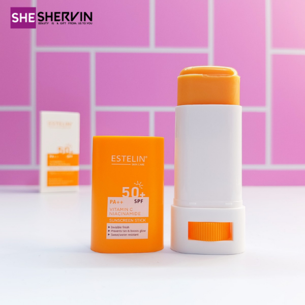 ضد آفتاب استیکی استلین ویتامین سی spf50++++