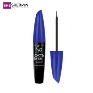 خط چشم آبی گلدن رز مدل Cat Eyes