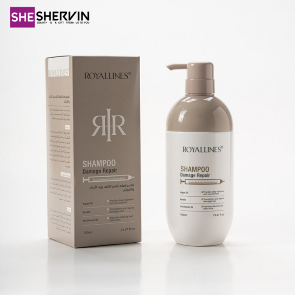 شامپو ترمیم‌کننده مو رویال لاینز حجم 700ml