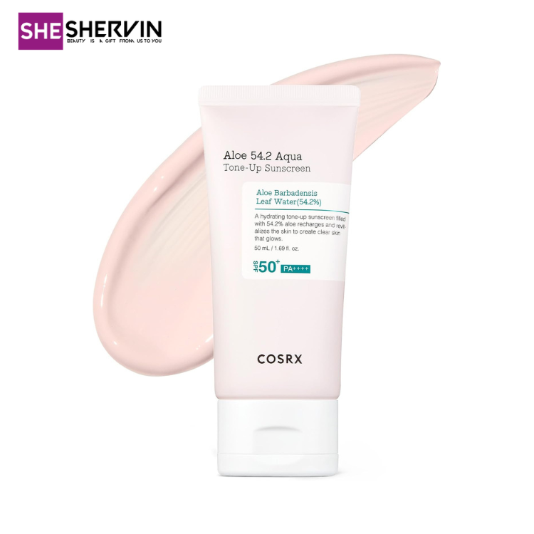 کرم ضد آفتاب تون آپ آلوئه ورا و نیاسینامید spf50 کوزارکس50ml کرم ضد آفتاب تون آپ آلوئه ورا و نیاسینامید spf50 کوزارکس50ml