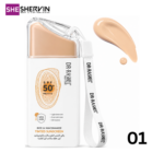 ضد آفتاب رنگی برنج و نیاسینامید دکتر راشل SPF50+++