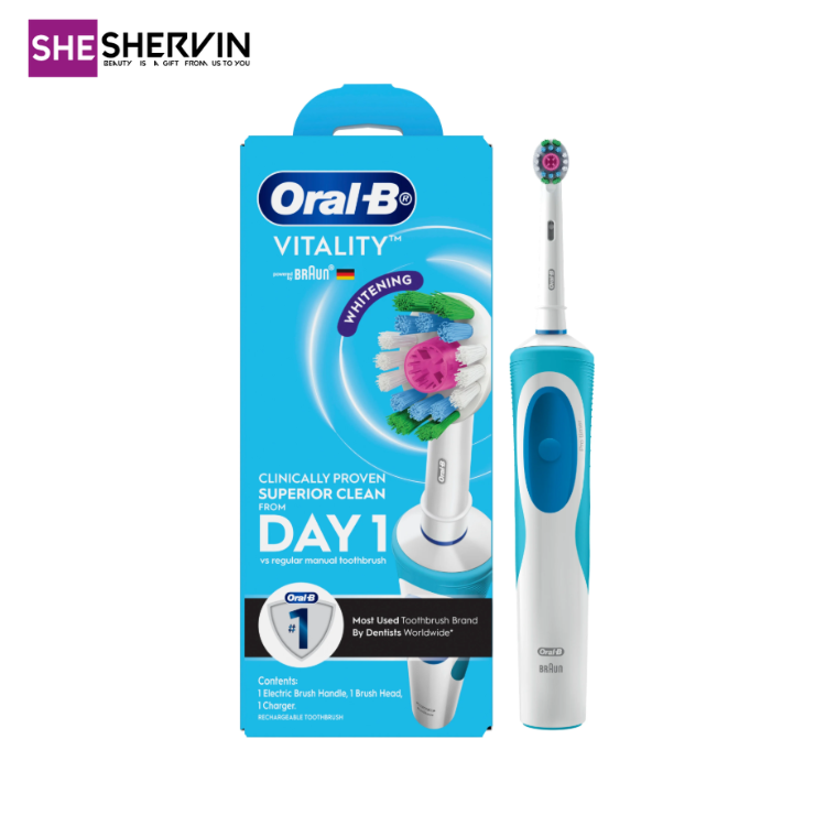 مسواک برقی سفید کننده اورال بی ویتالیتی Oral-B Vitality Whitening مسواک برقی سفید کننده اورال بی ویتالیتی Oral-B Vitality Whitening