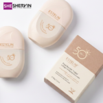 ضد آفتاب رنگی ترمیم کننده کلاژن پپتاید استلین spf50+++