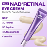 کرم دور چشم ضدچروک رتینول نامبوزین Numbuzin No.9 NAD+ Retinal