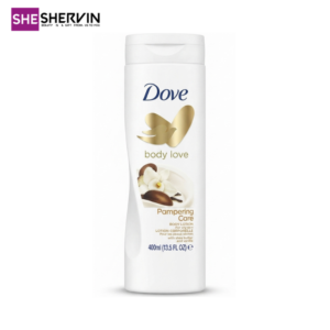 لوسیون بدن داو مدل Pampering Care با رایحه شی باتر و وانیل – 400ml