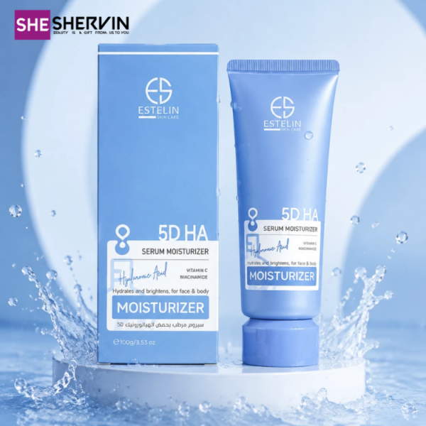 کرم سرم مرطوب‌کننده 5D هیالورونیک اسید استلین ESTELIN 5D HA Serum Moisturizer100g