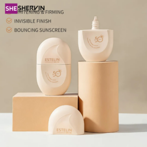 ضد آفتاب رنگی ترمیم کننده کلاژن پپتاید استلین spf50+++