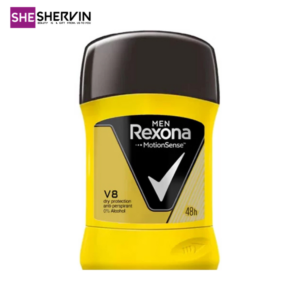 مام استیک مردانه رکسونا زرد V8 Dry Protection 40g