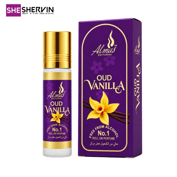 عطر الماس رایحه وانیل خامهای و عود6ml عطر الماس رایحه وانیل خامهای و عود6ml