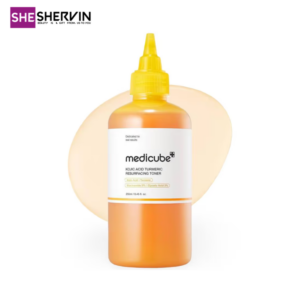 تونر لایه‌بردار کوچیک اسید و زردچوبه مدیکیوب 250ml