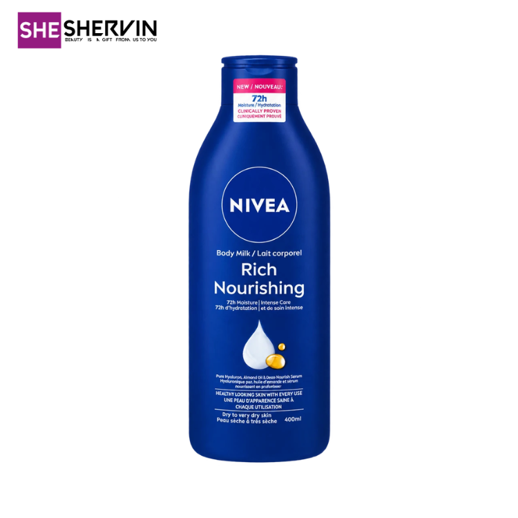 لوسیون شیر بدن غنی نیوآ 400ml لوسیون شیر بدن غنی نیوآ 400ml