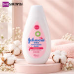 لوسیون بدن کرمی جانسون صورتی330ml