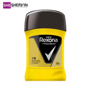 مام استیک مردانه رکسونا مدل V8 زرد 40g